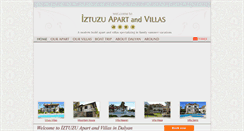 Desktop Screenshot of iztuzuvilla.com